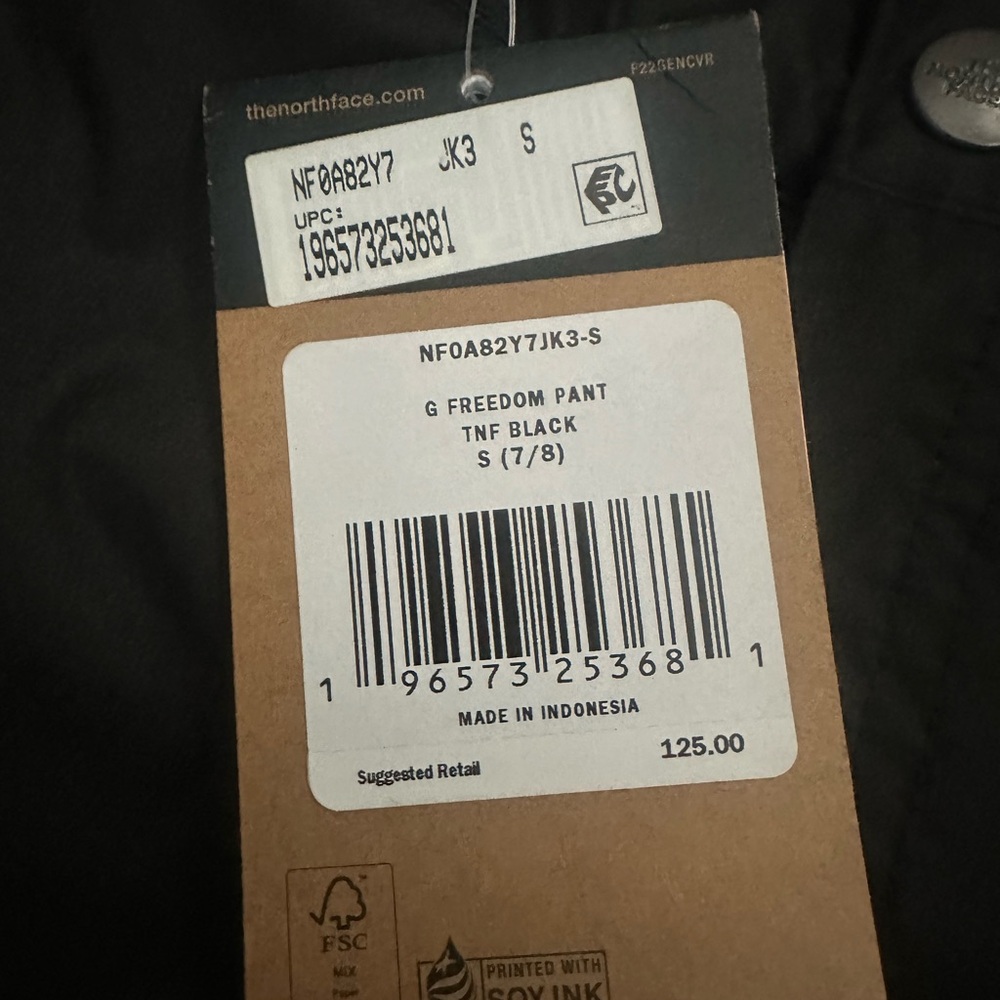 The North Face Black Outdoor snow pants